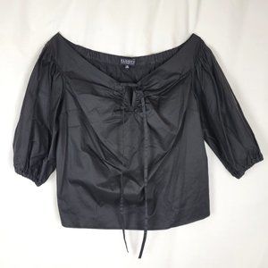 ELOQUII  Stunning Black Off-the-Shoulder Blouse - 14